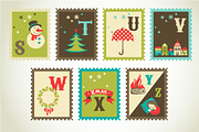 Christmas Alphabet Poster & elements, a Decorative Illustration by Marish (Thumbnail 8 of 8)