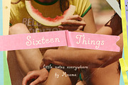 Sixteen Things: Handwritten Font, a Script Font by Mneme (Thumbnail 1 of 8)