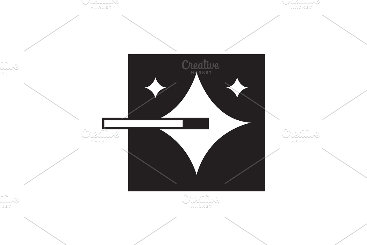 magic stick magical show logo design, a Branding & Logo Template by devastd