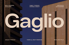 Gaglio Family Font