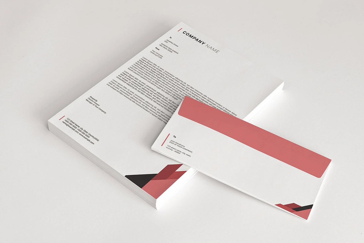 Brand Identity Stationery, a Stationery Template by retrographix (Photo 2 of 5)