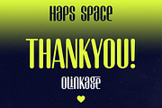 Olinkage – Modern Condensed Display, a Sans Serif Font by Haps Space (Thumbnail 16 of 16)