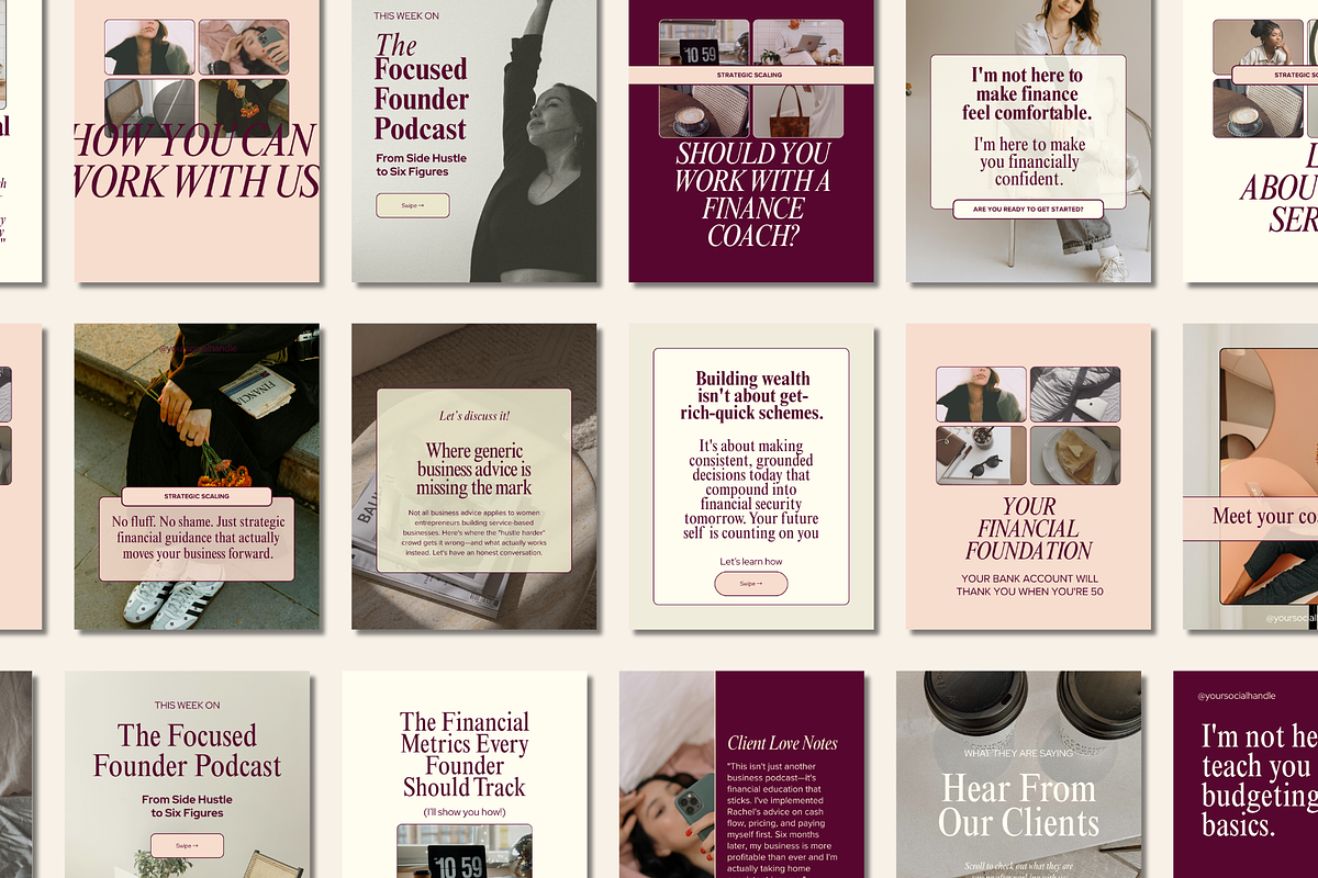 Canva Coach Instagram Template Bundle preview 5
