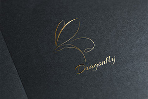 Dragonfly. Logo Template