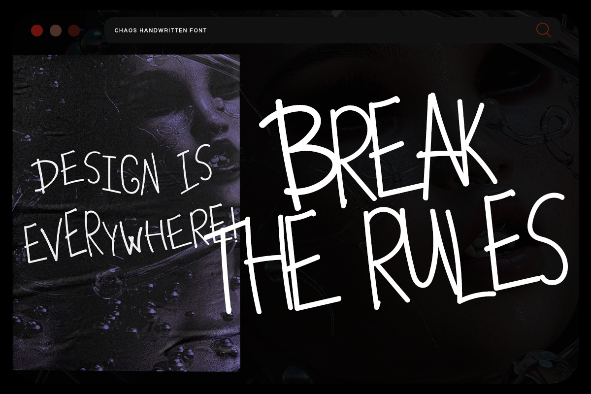 Mayhem - Handwritten Font, a Font by saintricchi (Photo 4 of 6)