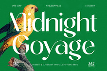 Midnight Goyage Modern Sans Serif