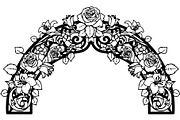 Islamic Arch Ornament Set, an Object Graphic by Designer_Momina (Thumbnail 10 of 18)