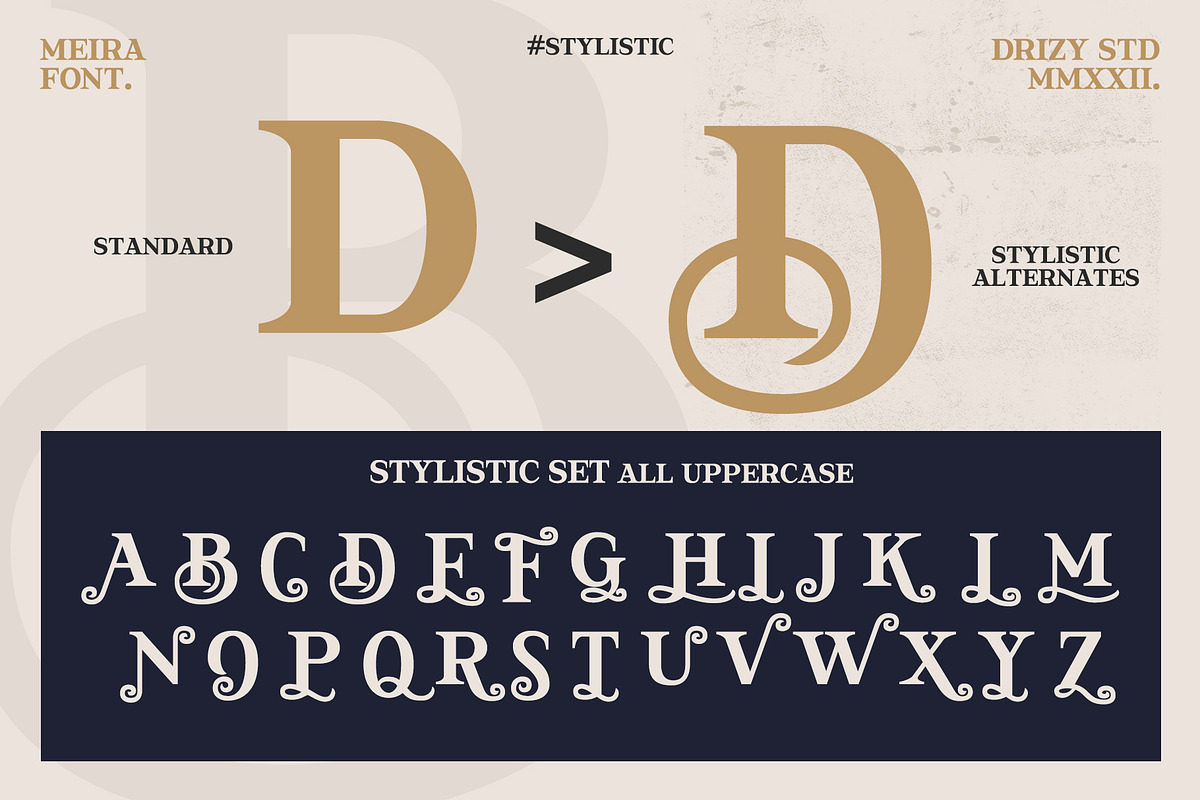 Meira, a Font by Drizy (Photo 4 of 10)