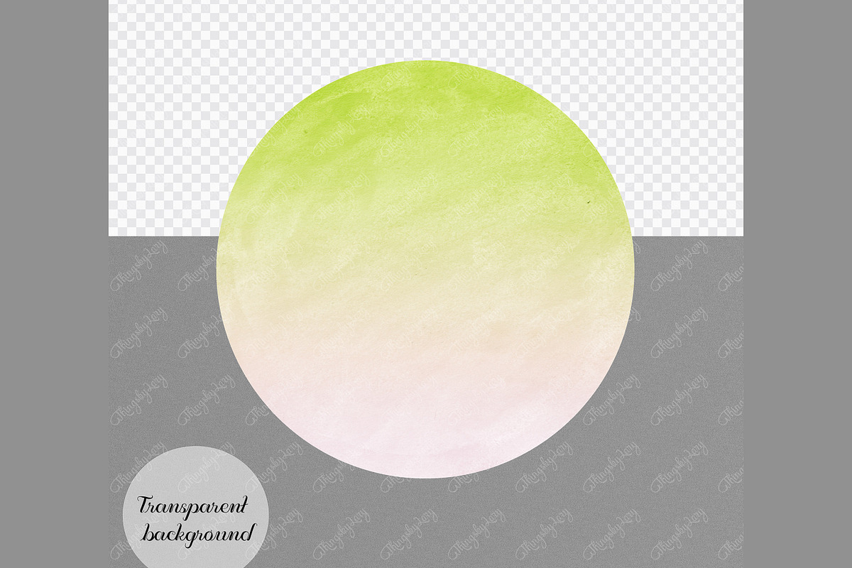 30 Ombre Two Tone Circle Frames PNG, an Object Graphic by ThingsbyLary (Photo 10 of 10)
