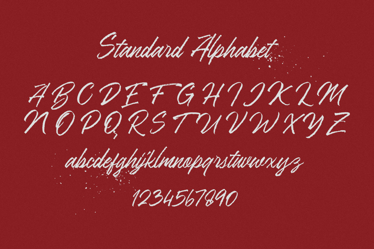 Ranshell - Dry Brush Script, a Script Font by Letterhend Studio (Photo 6 of 8)