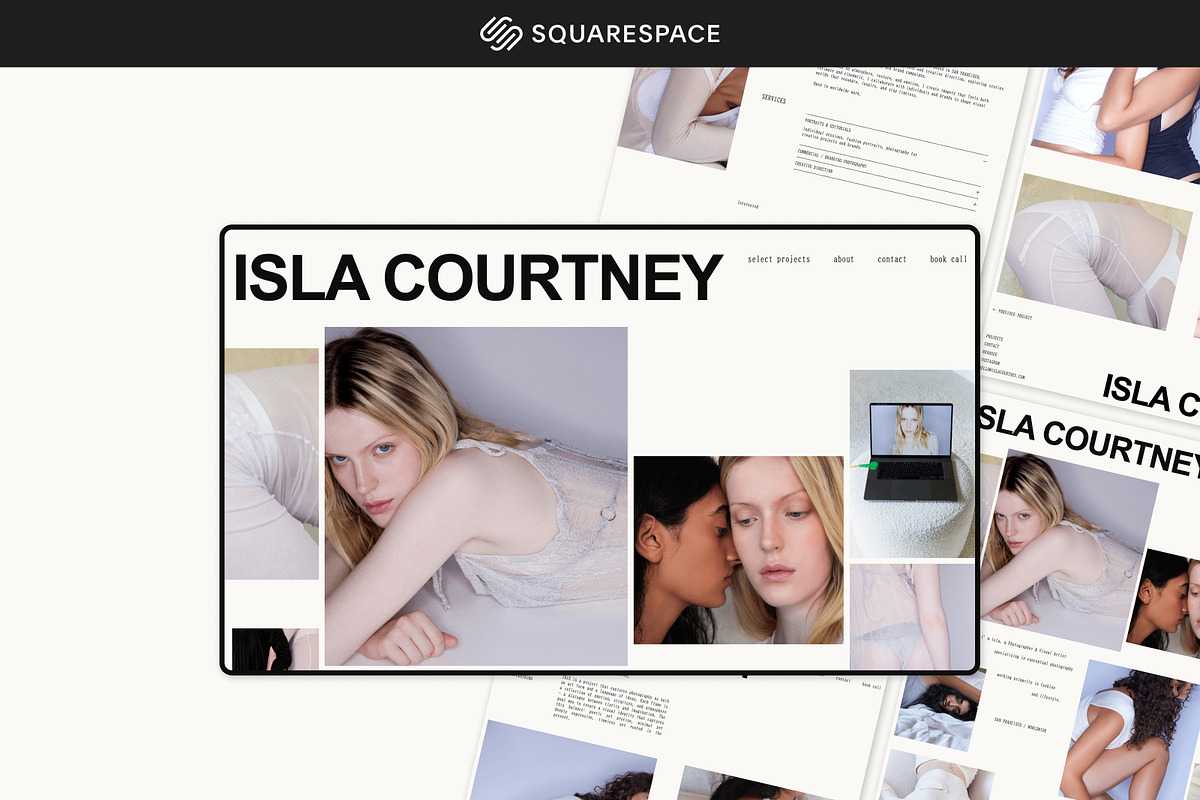 Squarespace Portfolio Template, a Squarespace Template by Of July Studio (Photo 6 of 7)