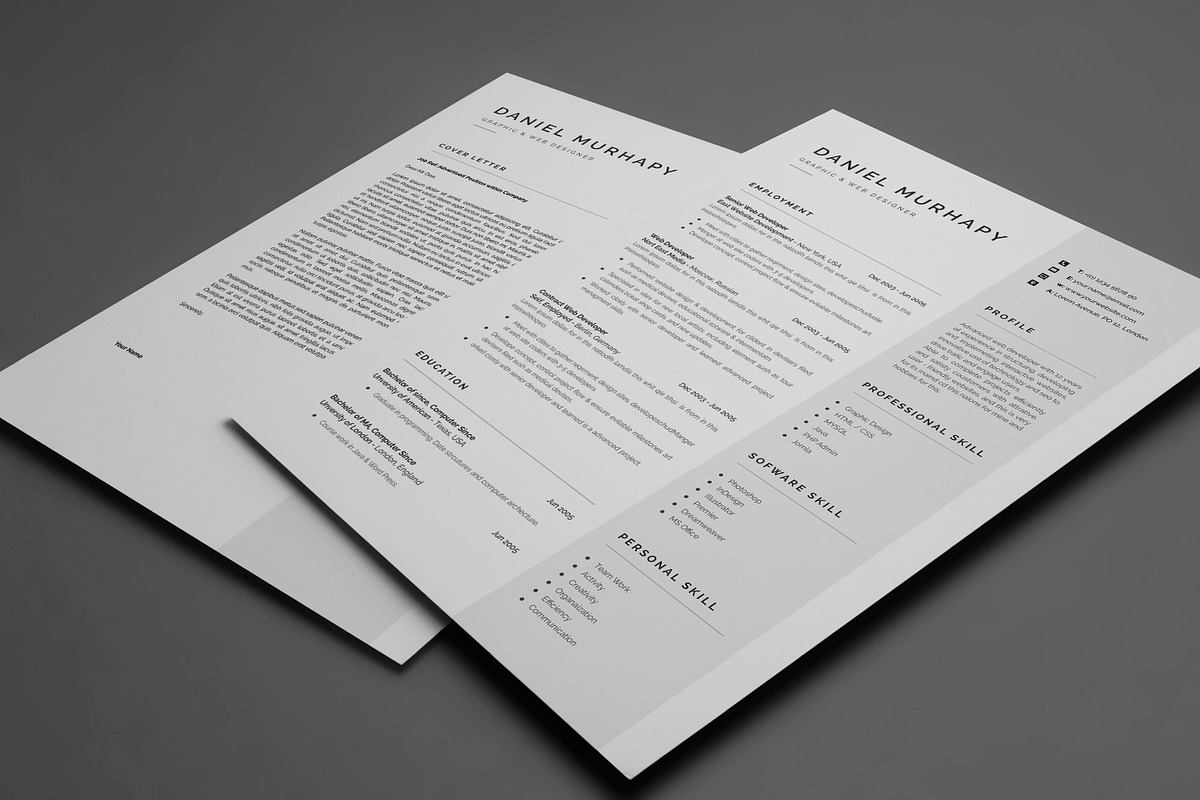 Resume/CV, a Stationery Template by UX-group (Photo 6 of 7)