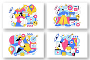 10 Public Relations Positive, a Person Illustration by denayunebgt (Thumbnail 3 of 4)
