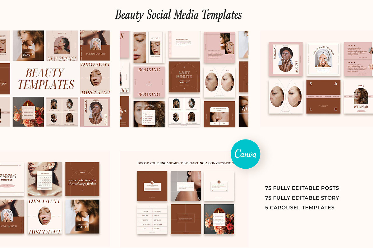 Beauty Bundle Instagram, a Social Media Template by Kseniia_Design (Photo 5 of 7)