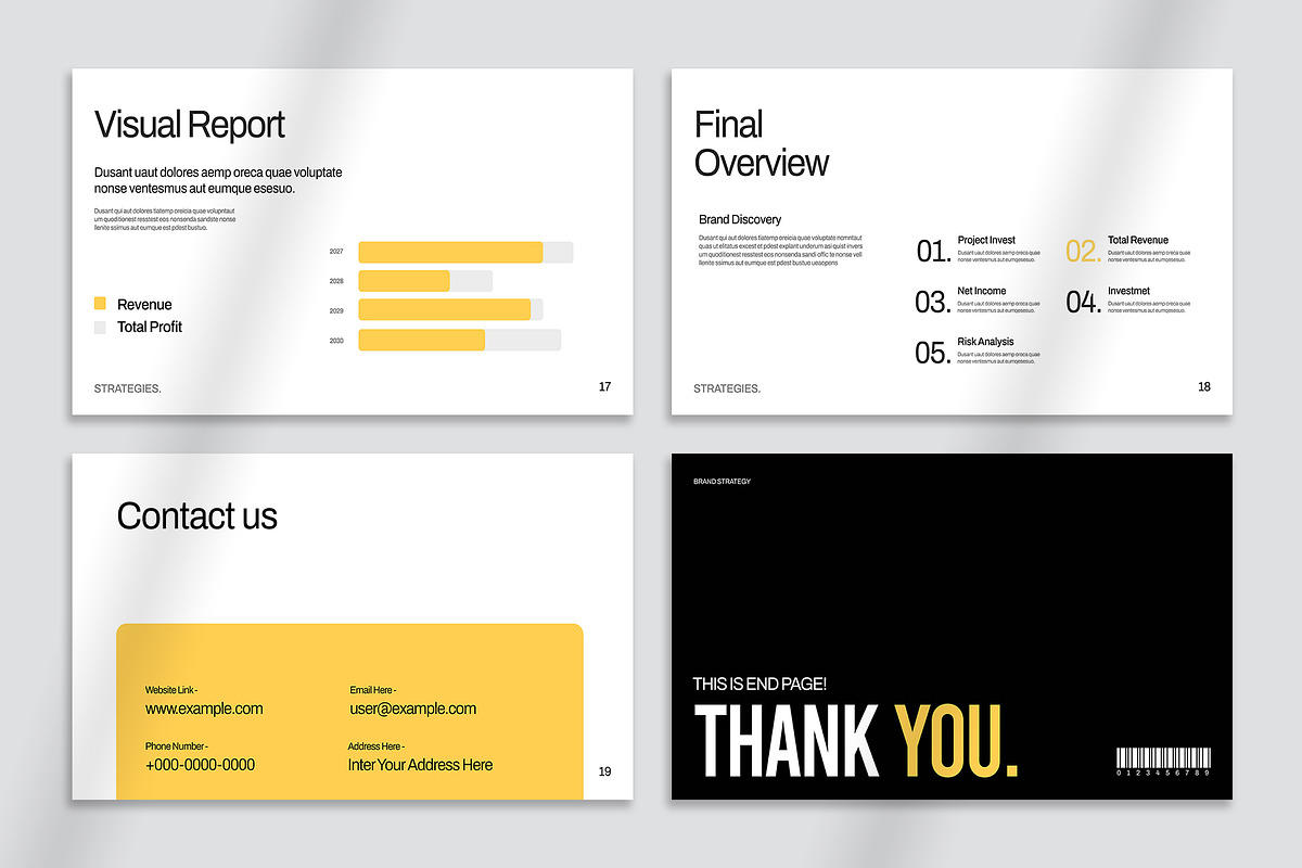 Brand Strategy Presentation Template, a Presentation Template by Oriofix (Photo 11 of 11)