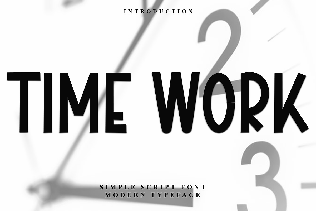 Time Work, a Script Font by FreshTypeINK (Photo 1 of 7)