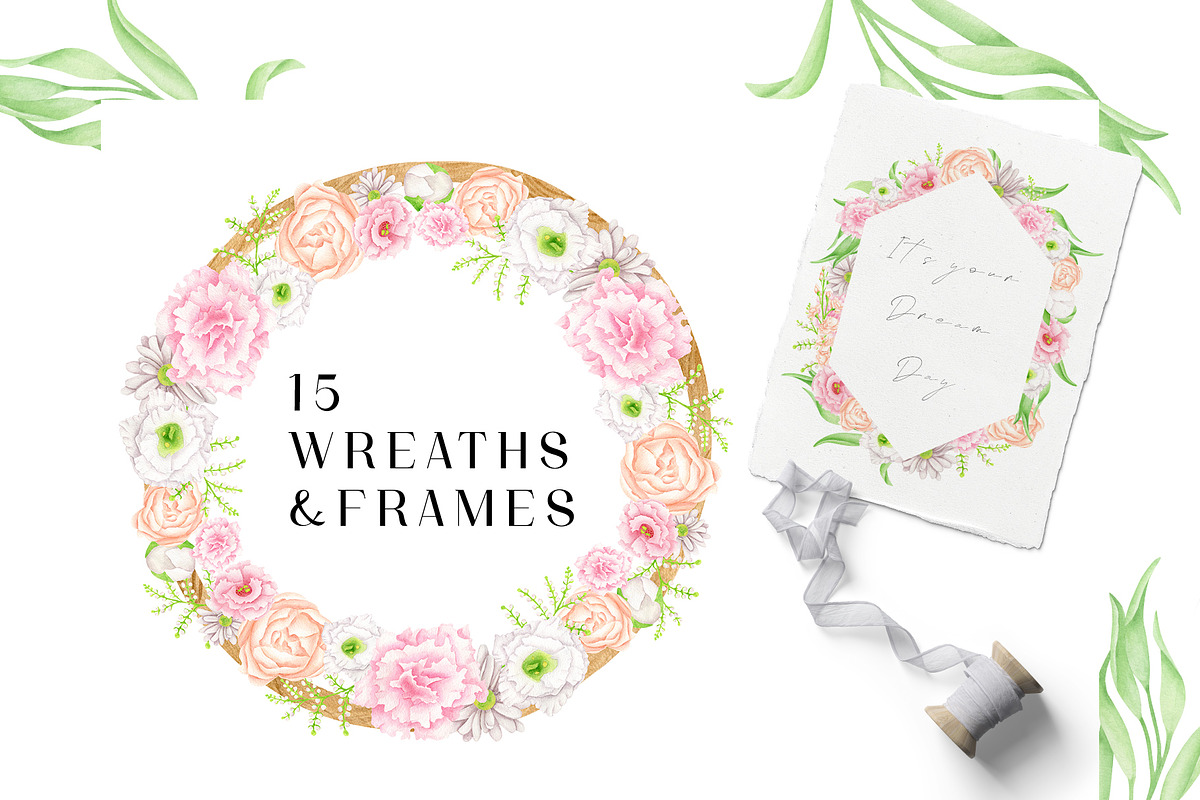 Delicate Dreams. Watercolor Wedding, a Decorative Illustration by Olya Haifisch (Photo 13 of 16)