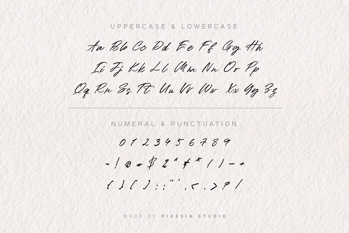 Barlouth - Modern Handwritten Font, a Script Font by Pixesia Studio (Photo 10 of 11)
