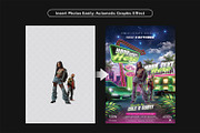 DJ Artist Flyer Template PSD, a Flyer Template by Bornx Design (Thumbnail 3 of 6)