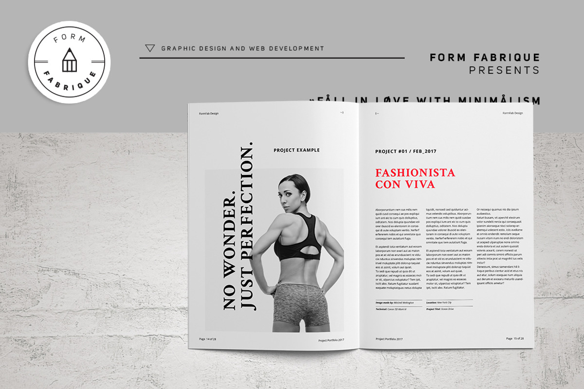 Crimson Project Portfolio, a Brochure Template by Form Fabrique (Photo 6 of 17)