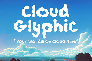 CloudGlyphic Font