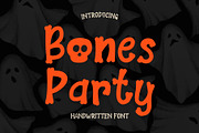 Bones Party is a Halloween font, a Handwritten Font by Brown Cupple (Thumbnail 1 of 7)