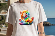 Watercolor Cute Summer Kittens Clip, an Illustration by SVGArt (Thumbnail 6 of 8)