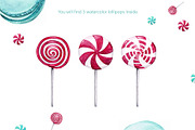 Watercolor Candy shop, an Illustration by YuliaBiser (Thumbnail 3 of 9)