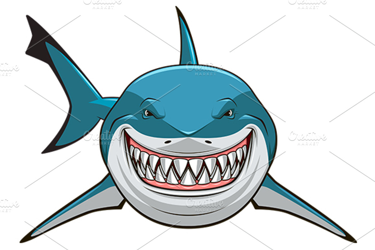 White shark, an Animal Illustration by Mark2000 (Photo 3 of 3)