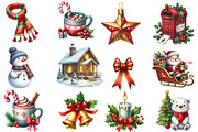 Christmas Sublimation Clipart, an Illustration by Designworld (Thumbnail 5 of 6)