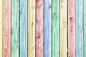 Pastel painted old wood fence, an Abstract Photo by BOOCYS