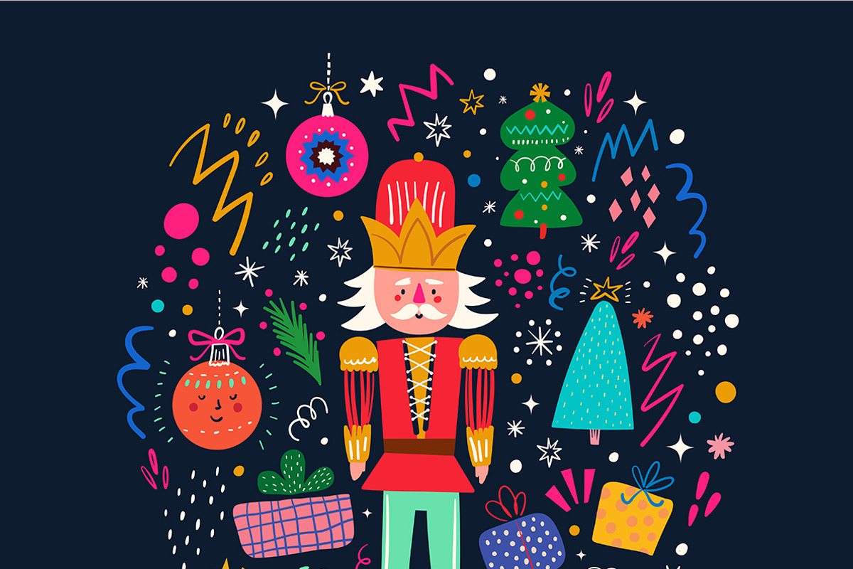 Cristmas holiday set, a Seasonal Illustration by MoleskoStudio (Photo 8 of 18)