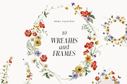 BLOOMING wildflowers of spring, a Seasonal Illustration by AleksaArt (Thumbnail 7 of 13)