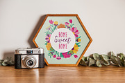 Colorful flower wreath, a Seasonal Illustration by Atelier Mélicope (Thumbnail 2 of 4)