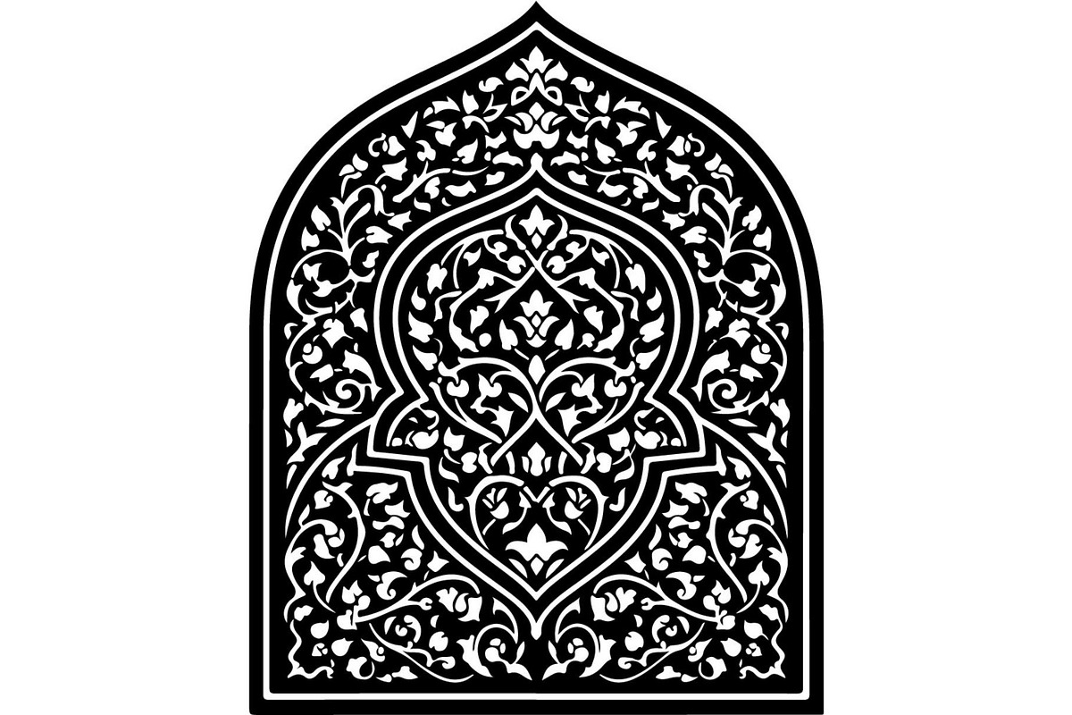 Islamic Arch Ornament Set, an Object Graphic by Creativeshirt (Photo 9 of 18)