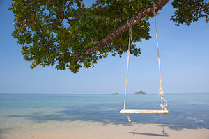 Swing stock photo containing swing and beach