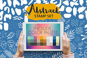 Abstract shapes brushes Procreate, a Brush Add-On by MakeMyPlaceDesign (Thumbnail 2 of 2)