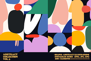 Abstract Shapes Collection Vol.3