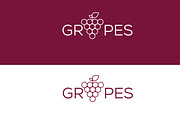 Grape Logo Template, a Branding & Logo Template by Graphic Origin (Thumbnail 1 of 2)