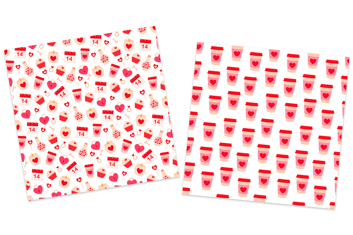 Valentine's pattern. Hearts pattern, a Pattern Graphic by IrinaShishkova (Photo 6 of 6)