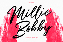 Millie Bobby Signature Script Font
