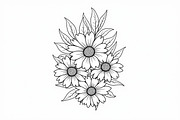 Floral Coloring Book for Adults Set, an Illustration by Creativeshirt (Thumbnail 9 of 9)