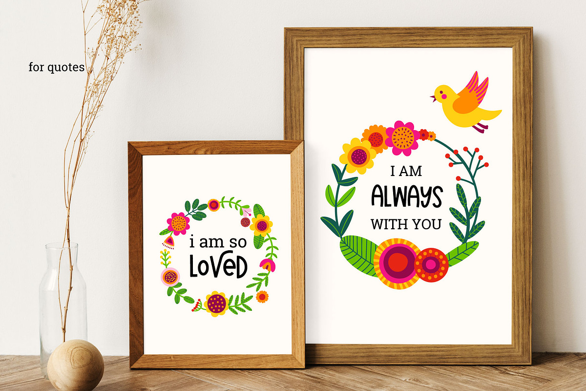 Folk Flowers. Folk Pattern, an Illustration by AvaAva (Photo 22 of 26)