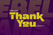 Tebel Sans - Sans Serif Font Family, a Sans Serif Font by Ardyanatypes (Thumbnail 12 of 12)