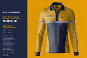 Polo T-Shirt Raglan Mockup, a Hoody Mockup by Nanggroe Scripting (Thumbnail 1 of 7)