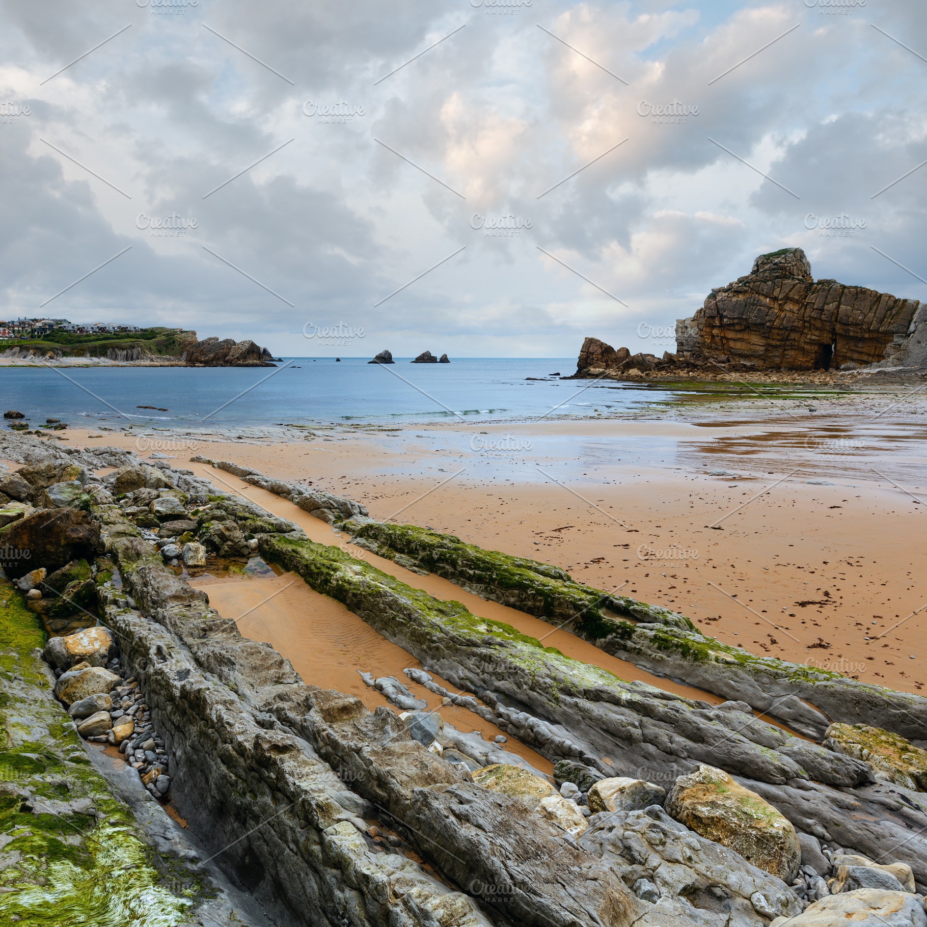 Portio Beach coastline landscape., a Nature Photo by YuriyB