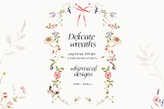 Watercolor wildflowers & Bunnies Set, a Graphic by Grace Noboa Illustrations (Thumbnail 10 of 14)