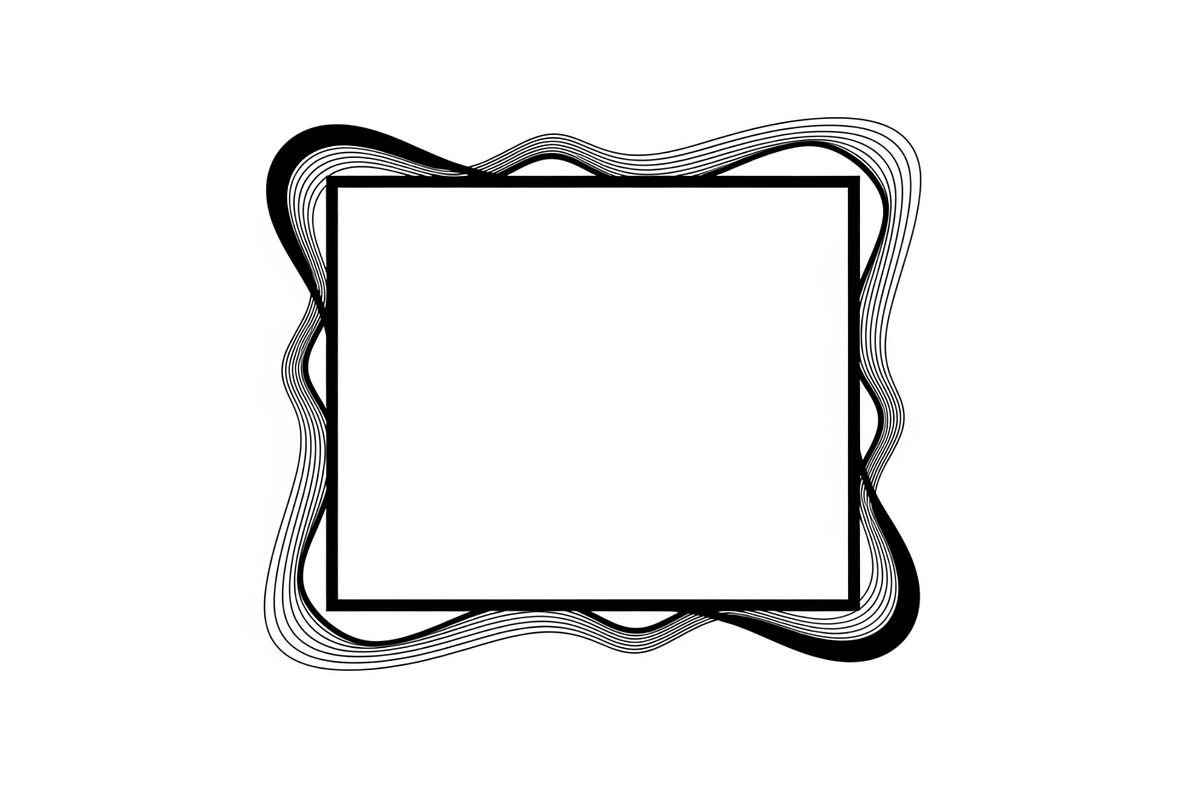 Abstract Line Frame SVG Bundle, an Illustration by yasushie (Photo 2 of 31)