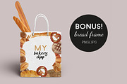 Watercolor bread, a Decorative Illustration by Tatiana Davidova (Thumbnail 3 of 3)