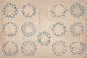 Hand Drawn Wreaths and Frames, an Object Graphic by Mr Vintage (Thumbnail 3 of 4)